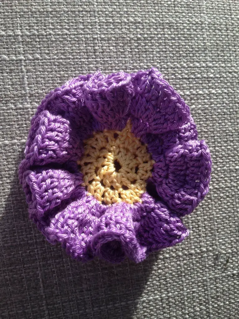 Easy Large Crochet Flower Pattern off the hook for you