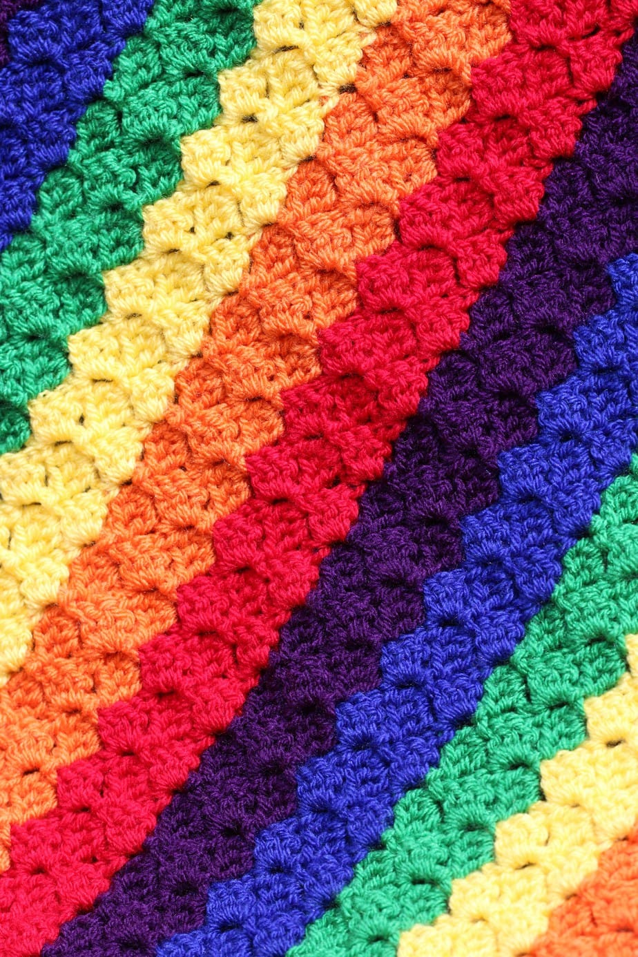 How to change colour in Corner to Corner crochet