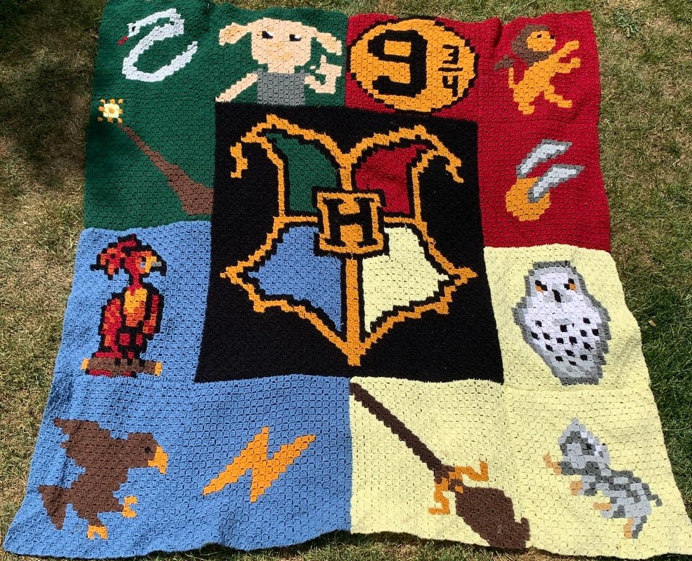 Harry Potter crochet Blanket