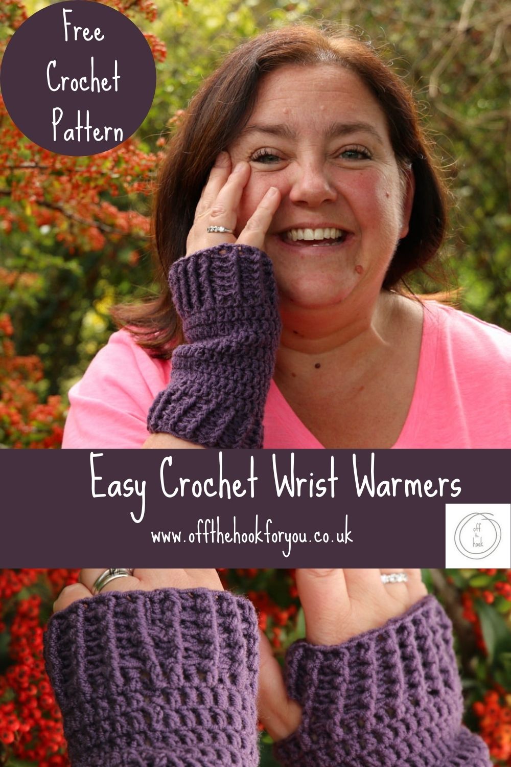 easy crochet wrist warmers