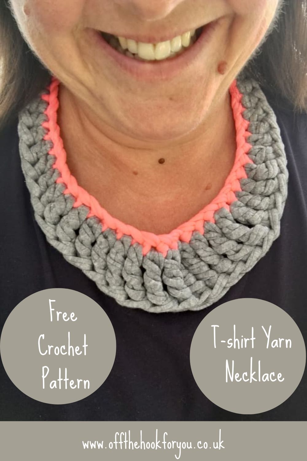 Free Pattern: Knit Ladder Ribbon Necklace