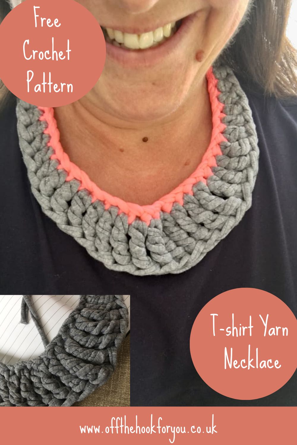 quick easy crochet necklace pattern