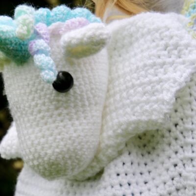 Crochet Unicorn backpack