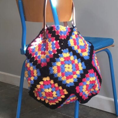 Easy Granny Square Bag pattern