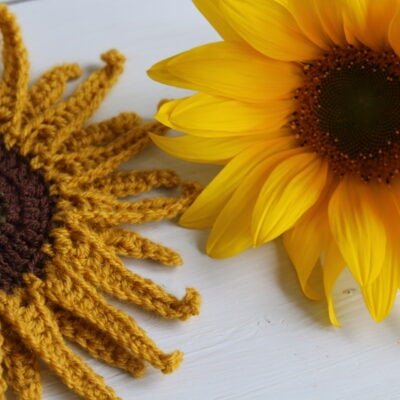 Sunflower Crochet Pattern – Applique