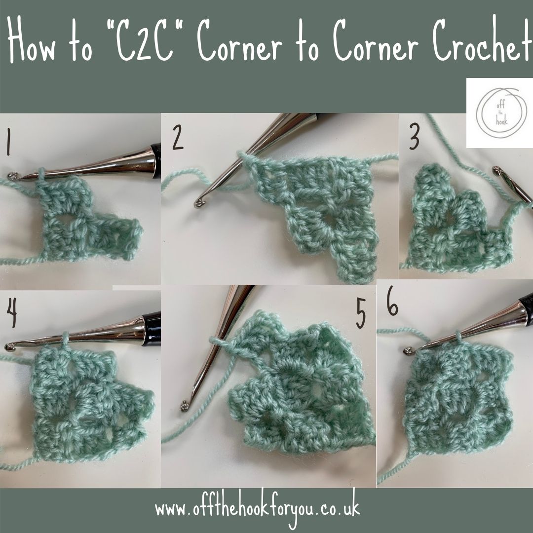 C2C crochet for beginners  schematic