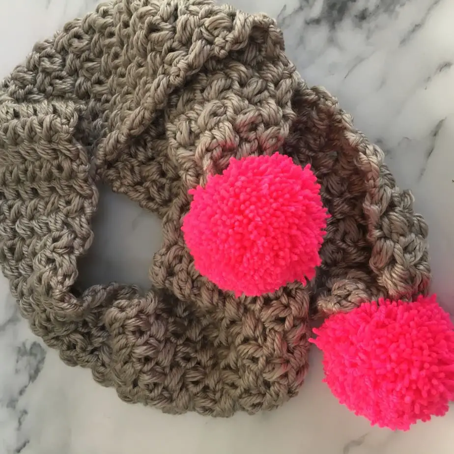 Mini Bean Stitch Crochet Scarf with video off the hook for you