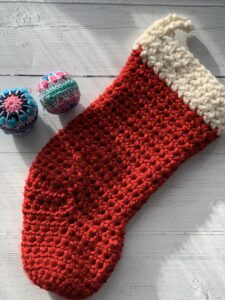 Quick Crochet Christmas Stocking - Easy Pattern - off the hook for you