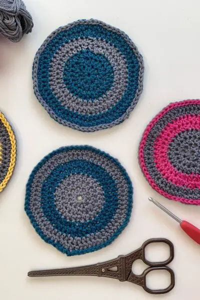 free crochet coaster pattern