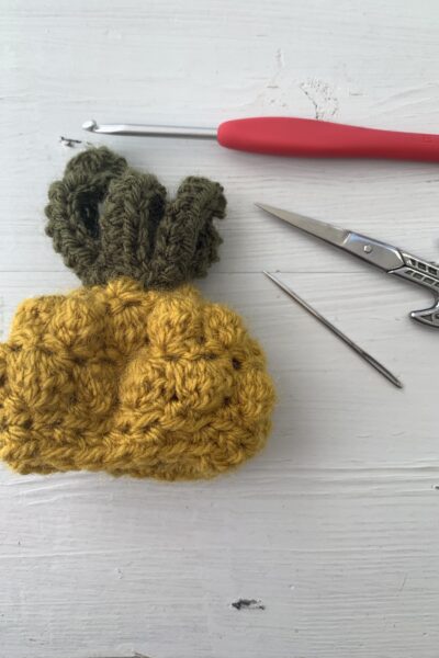 pineapple crochet hat