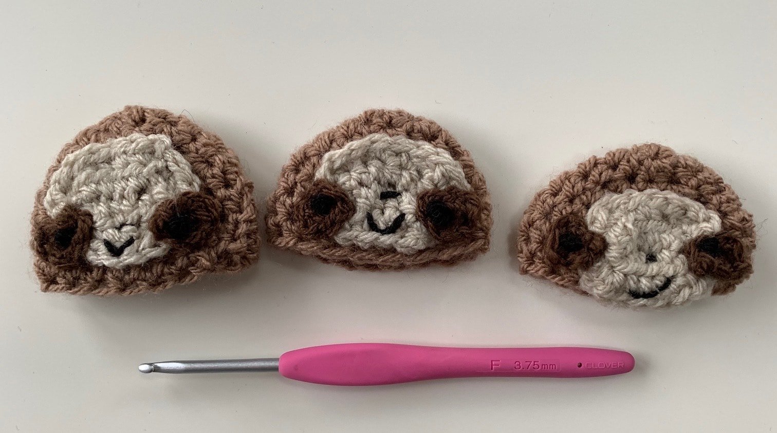 Sloth hat crochet pattern - The Big Knit - off the hook for you