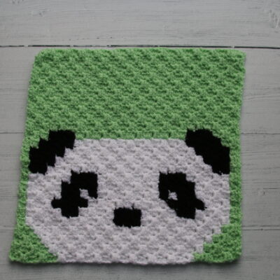 c2c panda crochet graph