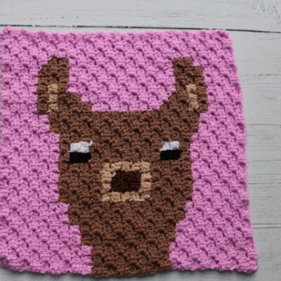 llama chart crochet c2c