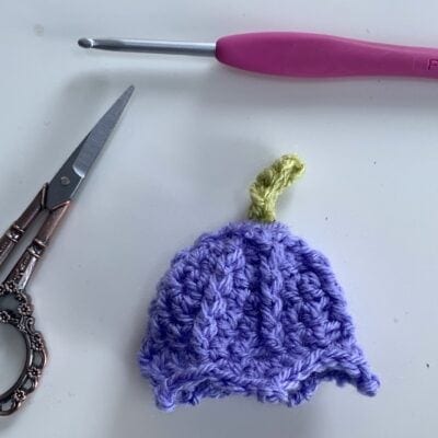 Crochet Big Knit Fairy / Flower hat