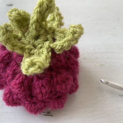 The Big Knit – Hat 14 –  Raspberry