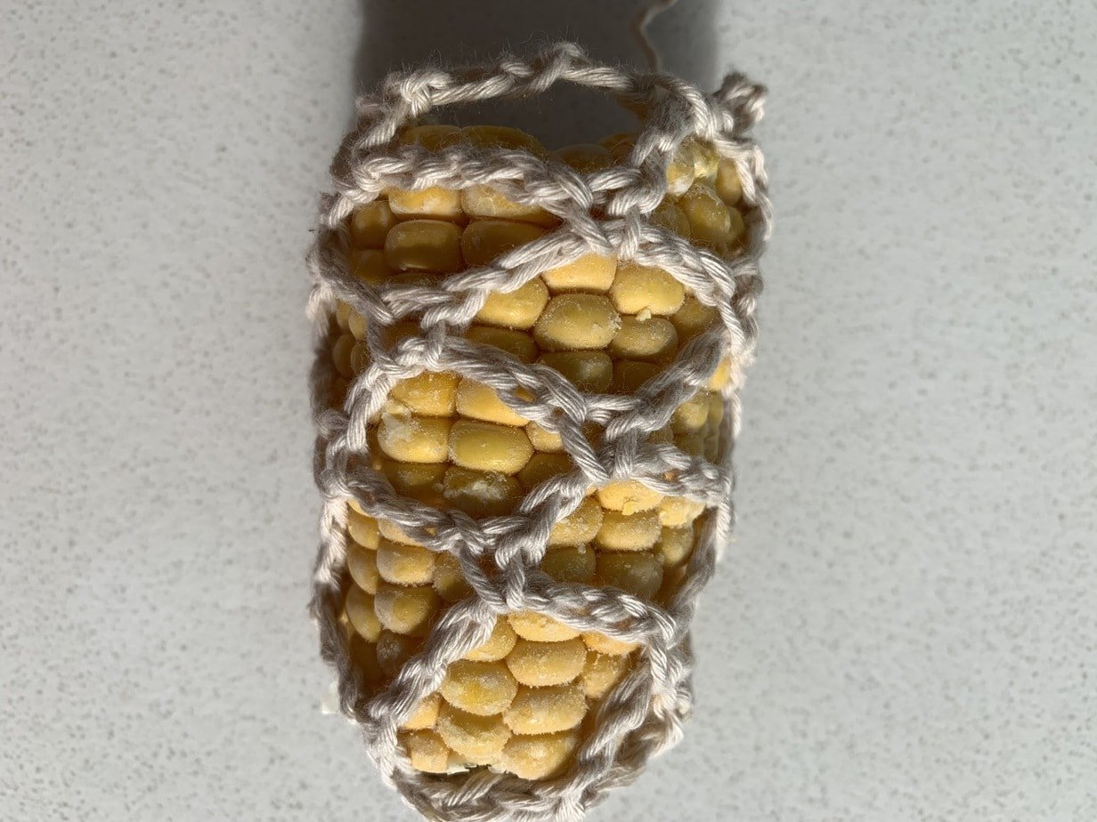 Crochet Sweetcorn Holder