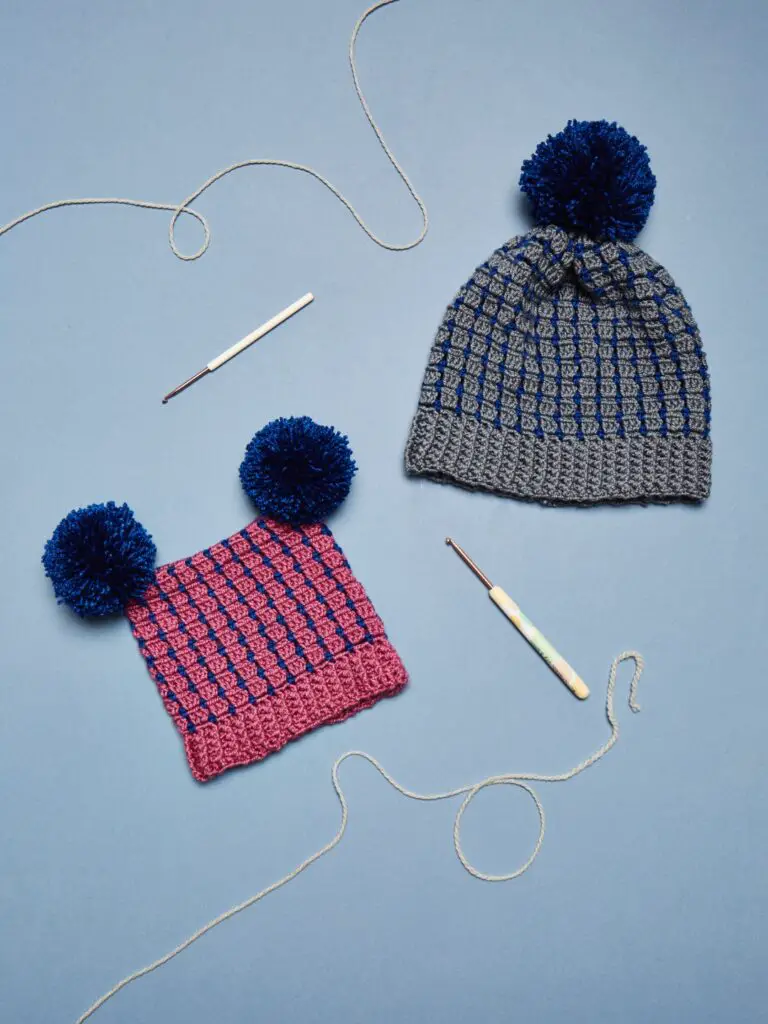 block stitch hats crochet now magazine