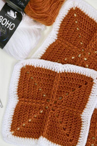 geo-boho crochet blanket, free pattern cygnet yarns