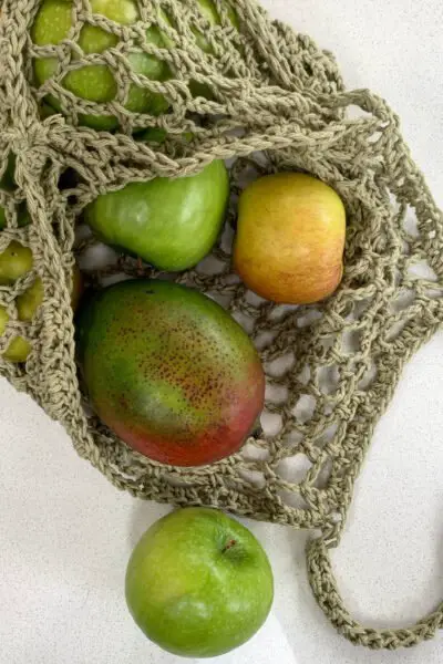 Crochet market tote Free crochet pattern - Eco reusbale bag