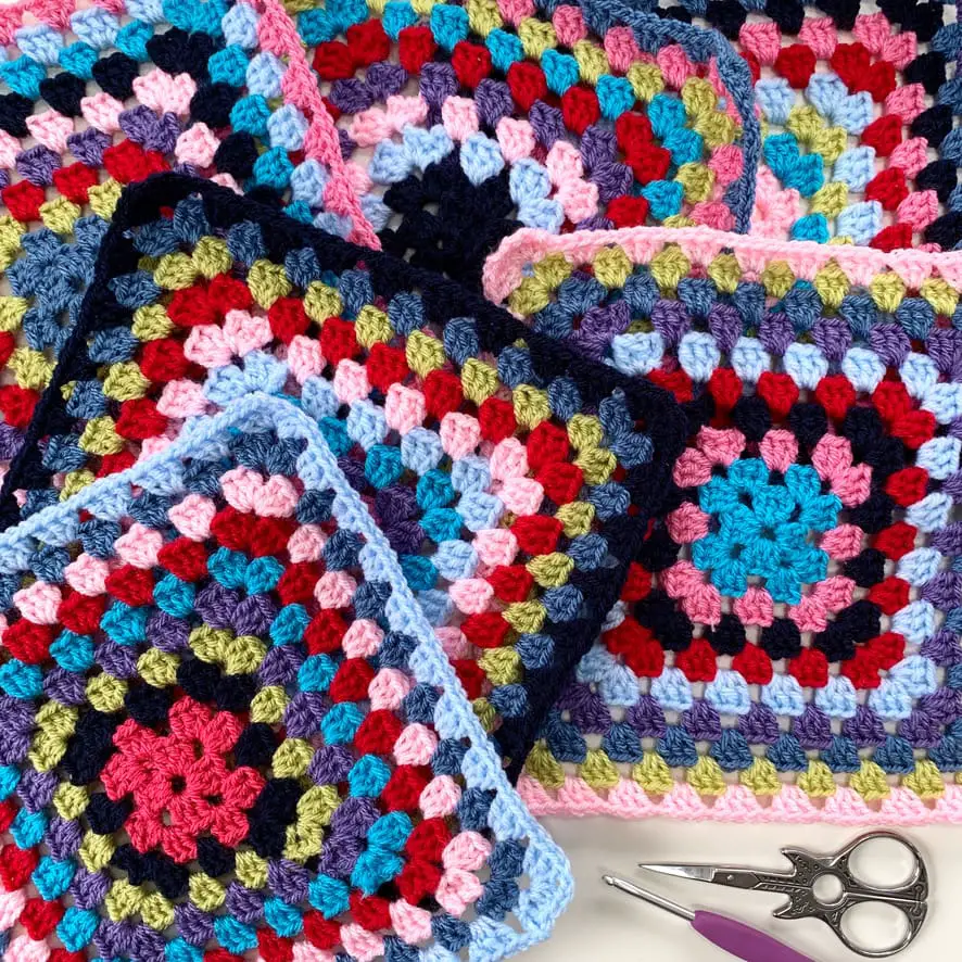 The NobrainerCAL -week 11 – Granny Square Blanket
