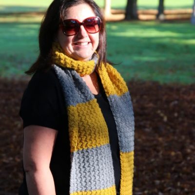 Cozy Blanket Scarf Crochet Pattern