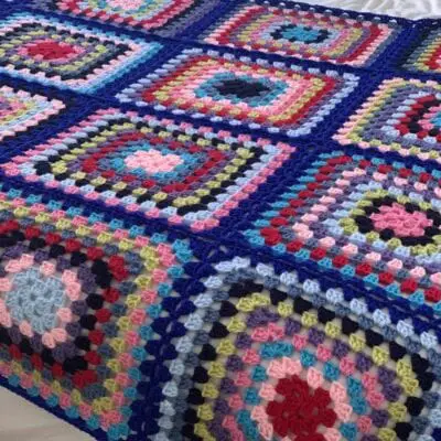 The Nobrainer CAL week 6 – Granny Square Blanket