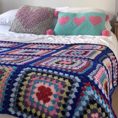 The No Brainer CAL – week 13 (Final week) – Granny Square Blanket