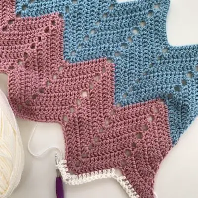 Chevron Baby Blanket – Free Crochet Pattern