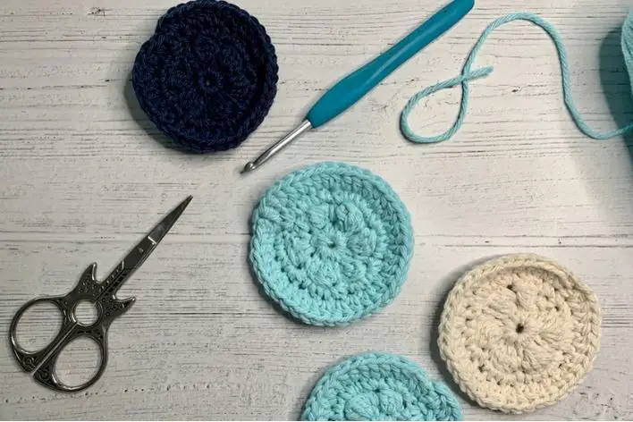crochet face scrubbies free pattern