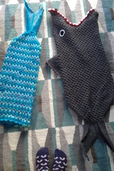 crochet shark tail pattern free