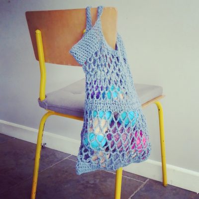 easy crochet shopping bag/ market tote - free pattern