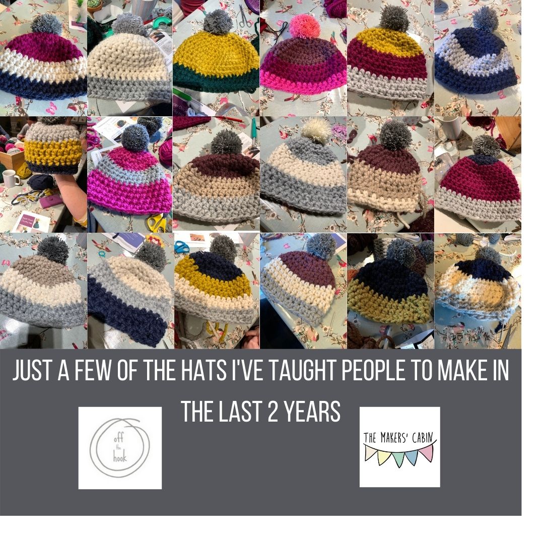 Easy beginners crochet hat