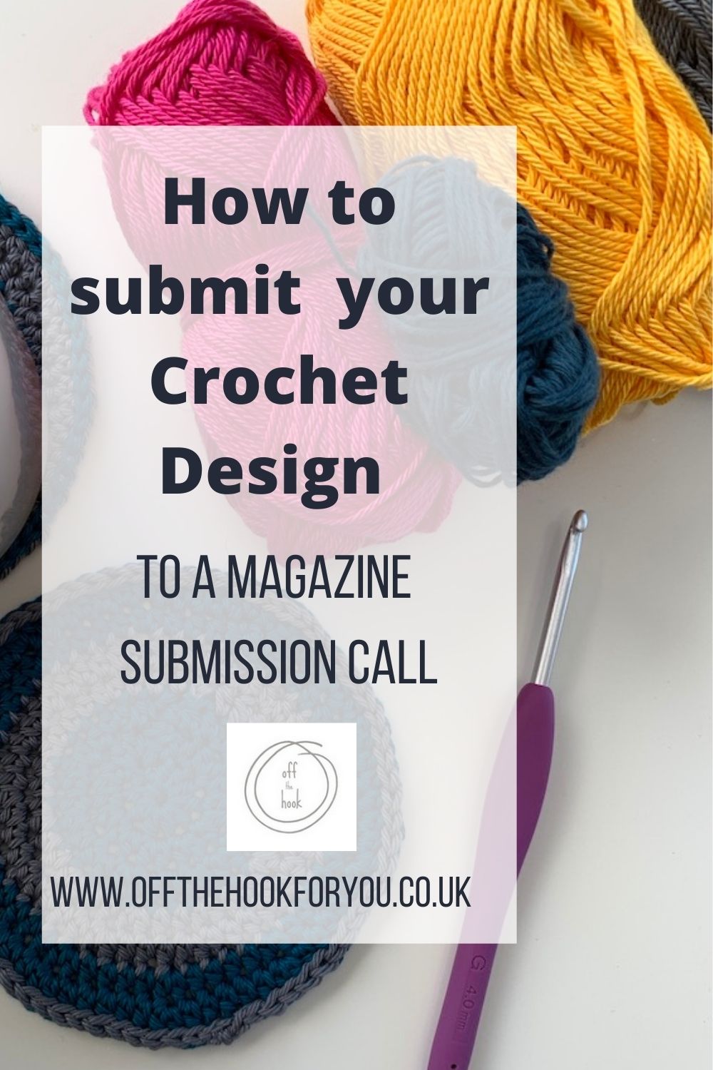 How to be a crochet designer