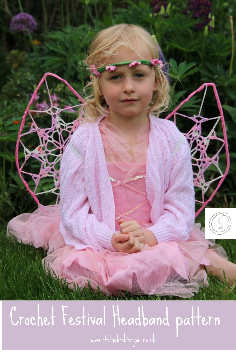 crochet fairy headband pattern