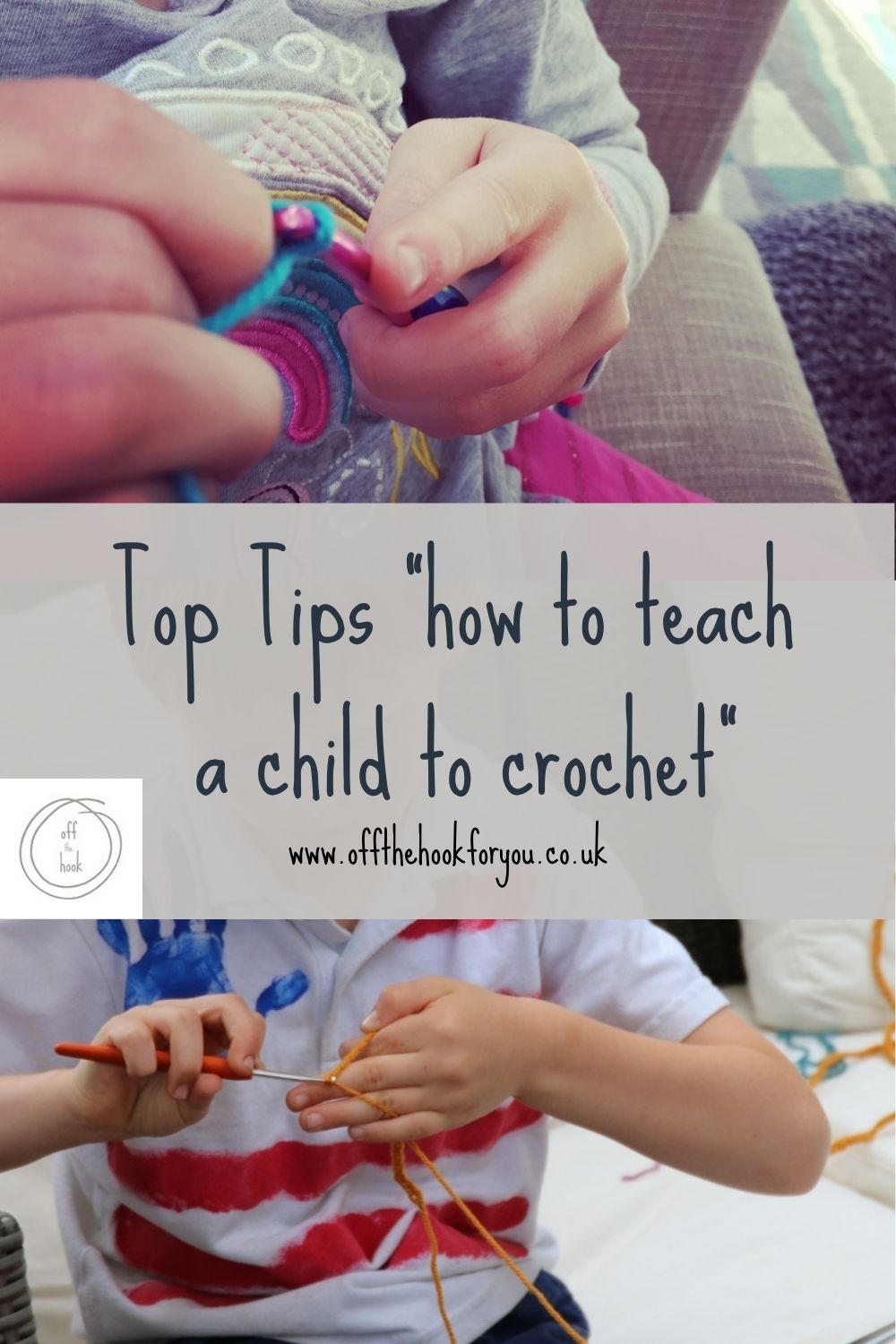 Tips to teach a child to crochet