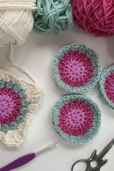 Starburst granny square