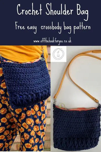 Crochet shoulder bag - free crochet pattern