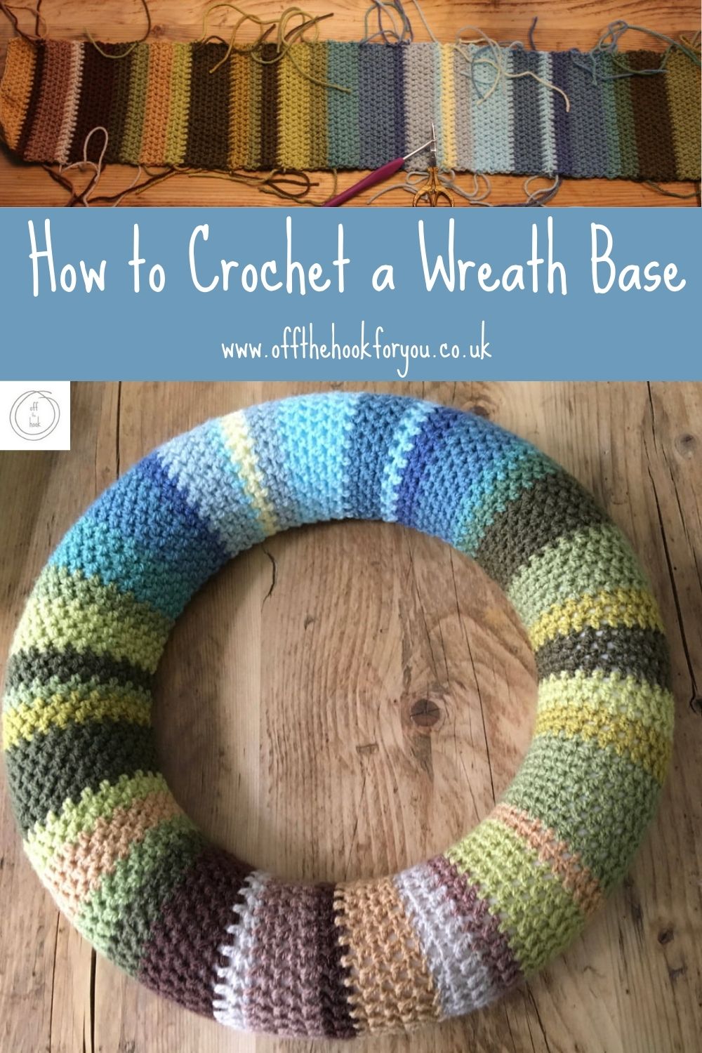 How to crochet a wreath base