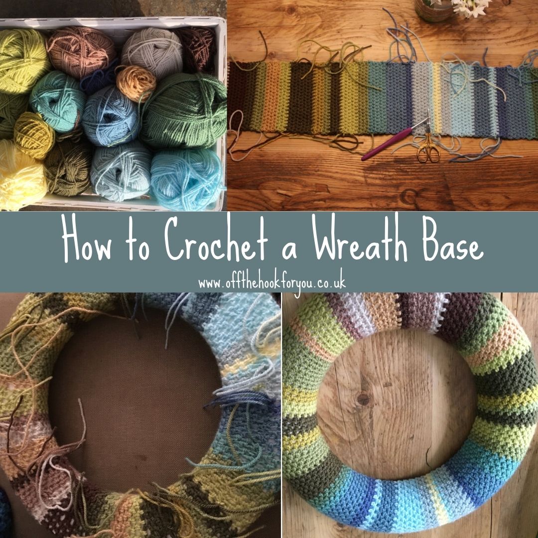 How to crochet a wreath base