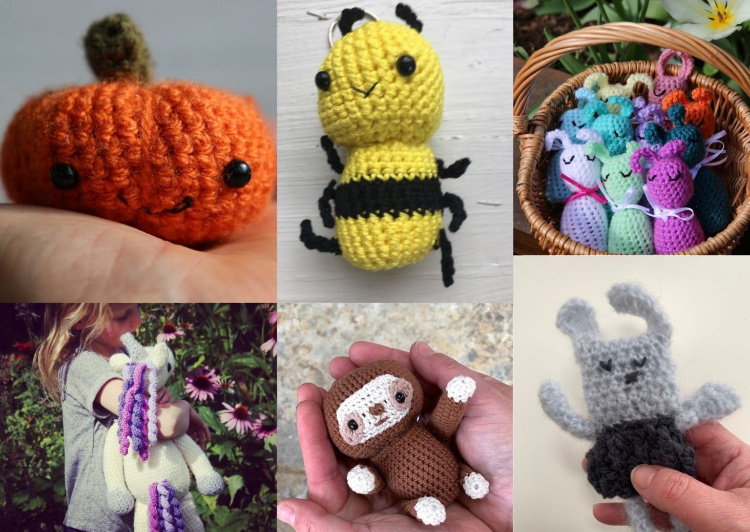 Free Crochet Sloth Brooch - easy pattern - off the hook for you