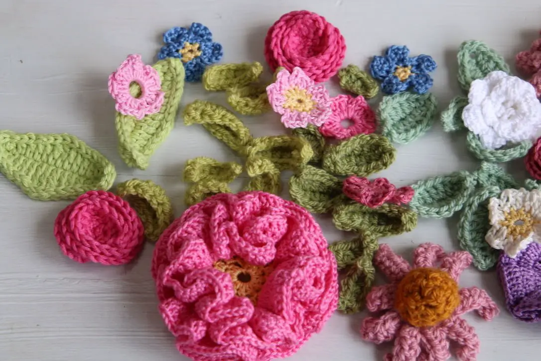 Summer crochet flower patterns