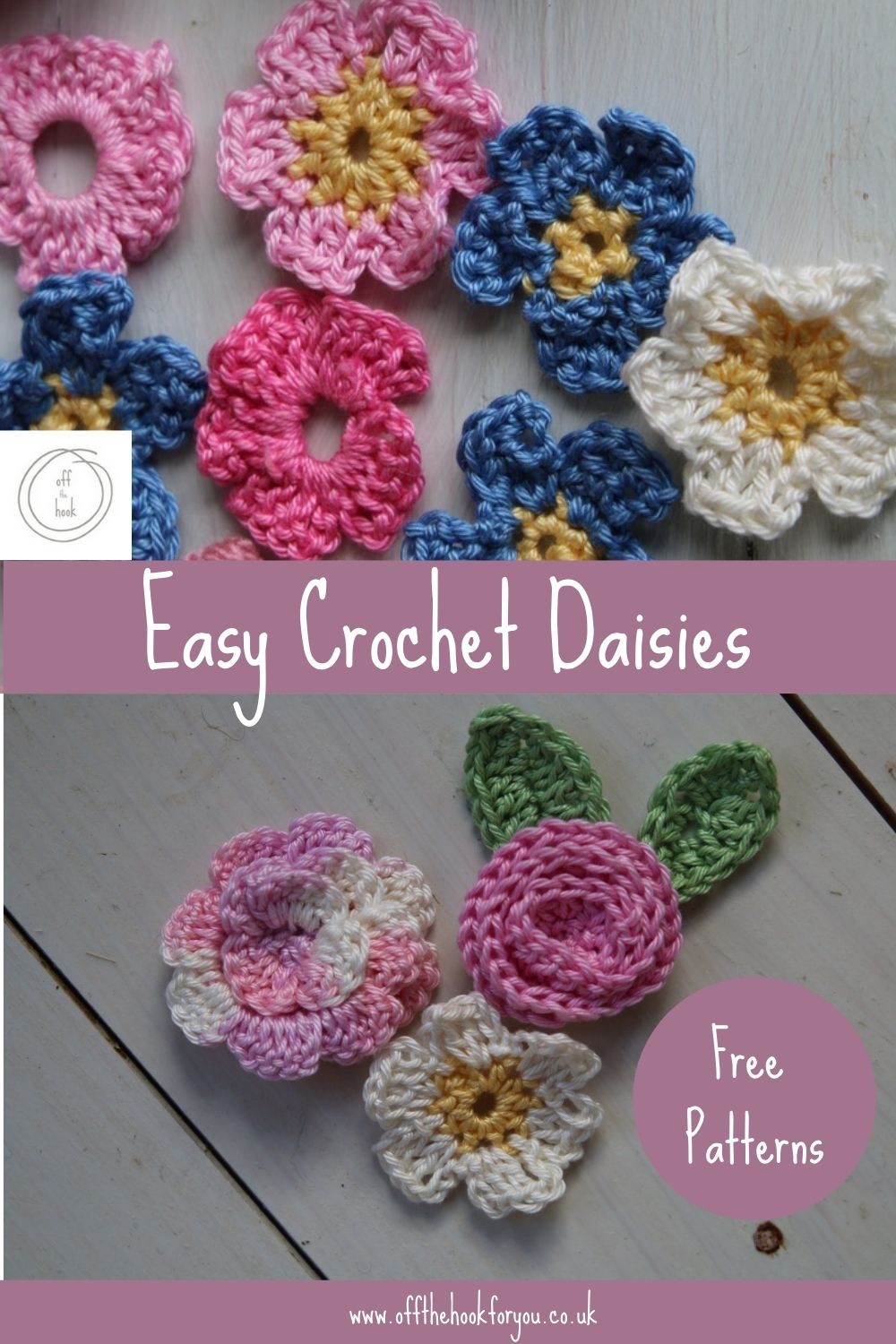 How to crochet a daisy