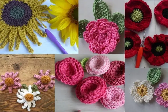 crochet flower patterns