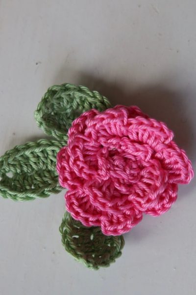 quick and easy crochet rose