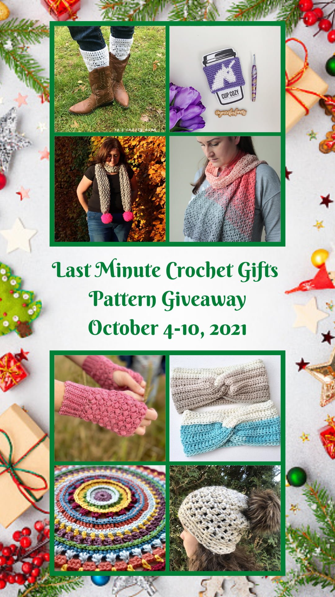 last minute crochet gifts pattern giveaway