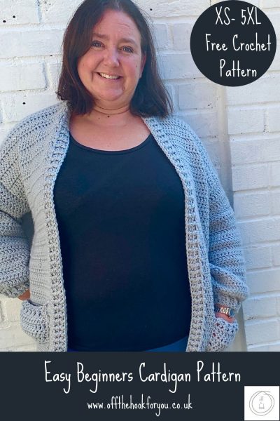Quick and Easy Crochet Cardigan Pattern - off the hook for you