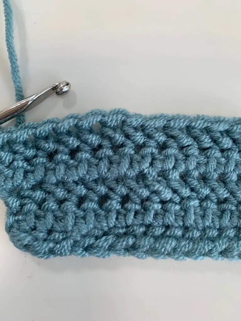HHDC herringbone Half Double Crochet