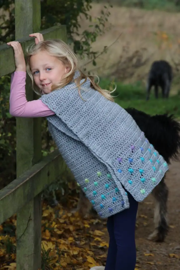 kids easy poncho pattern