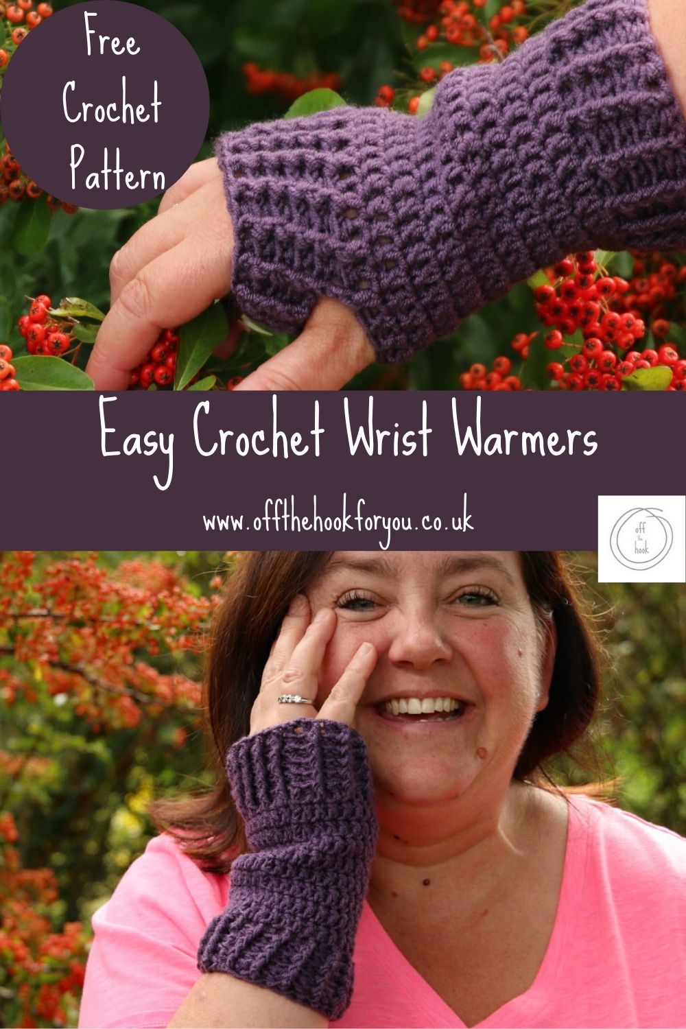 easy fingerless gloves crochet pattern