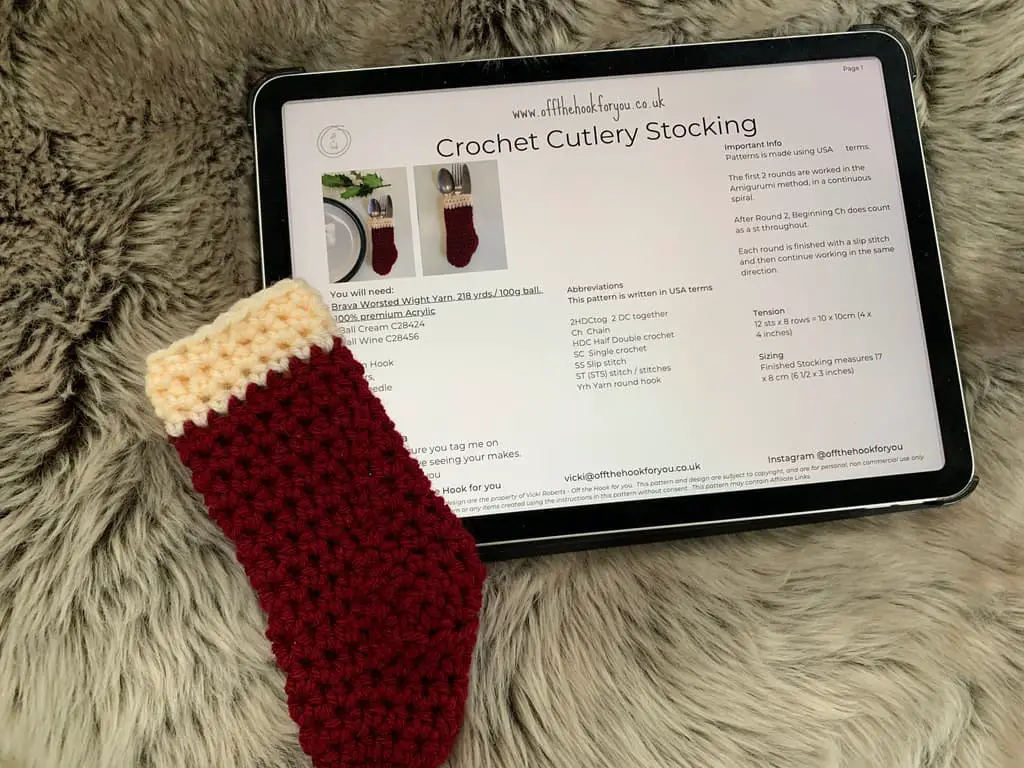 easy crochet mince pie pattern